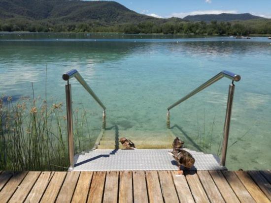 Camping Bungalow El Llac De Banyoles Porqueres Buitenkant foto