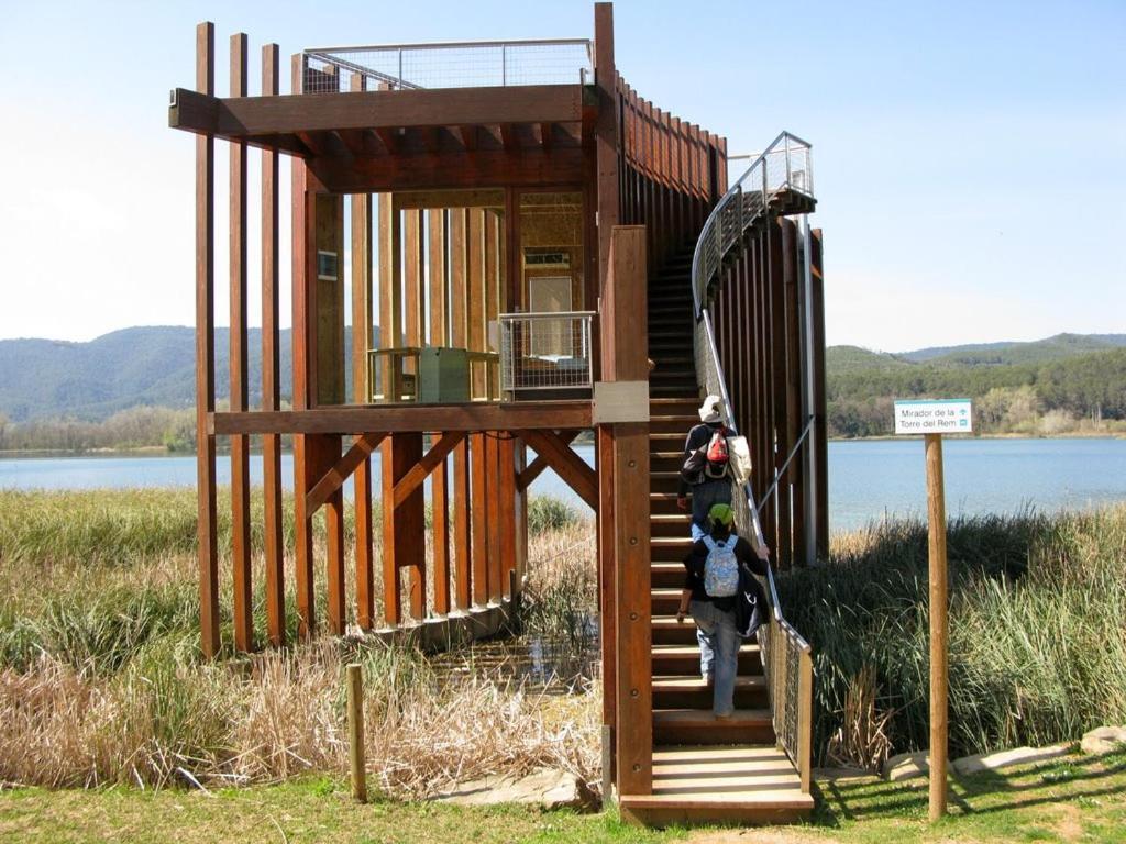 Camping Bungalow El Llac De Banyoles Porqueres Buitenkant foto