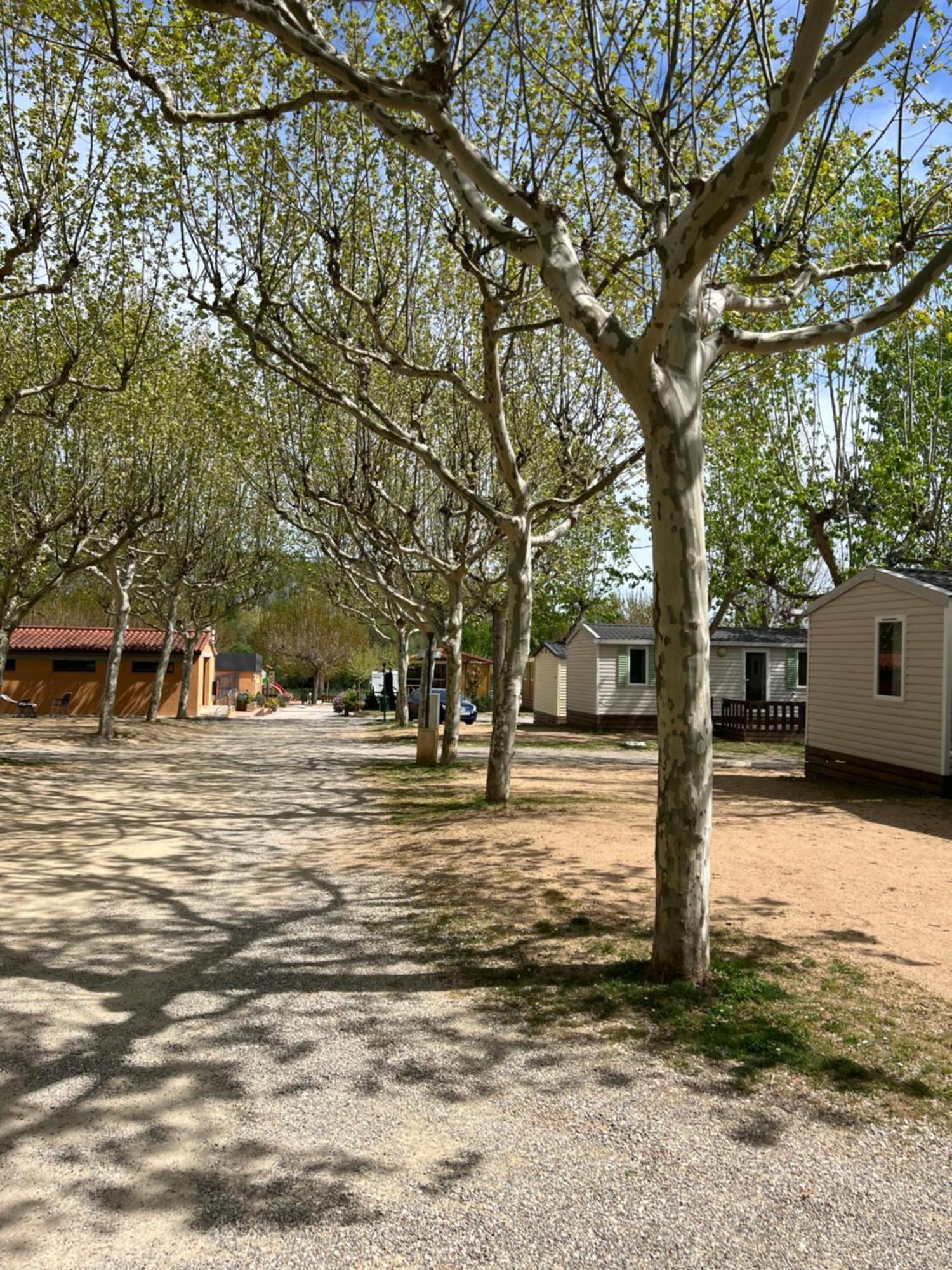 Camping Bungalow El Llac De Banyoles Porqueres Buitenkant foto